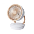 Ventilador de sobremesa Fabrilamp Ruiseñor blanco haya 3 palas — vista 1