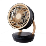 Ventilador de sobremesa Fabrilamp Ruiseñor negro haya 3 palas — vista 1