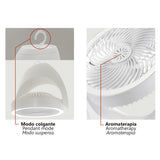 Ventilador de sobremesa AJP Travel LED blanco 6000K Ø30cm 3W 16059 — vista 3
