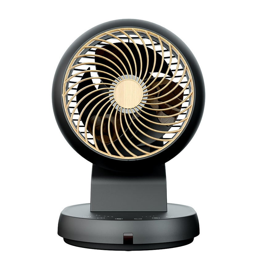 Ventilador de sobremesa Fabrilamp Urbel negro haya 3 palas Ø24cm — vista 2