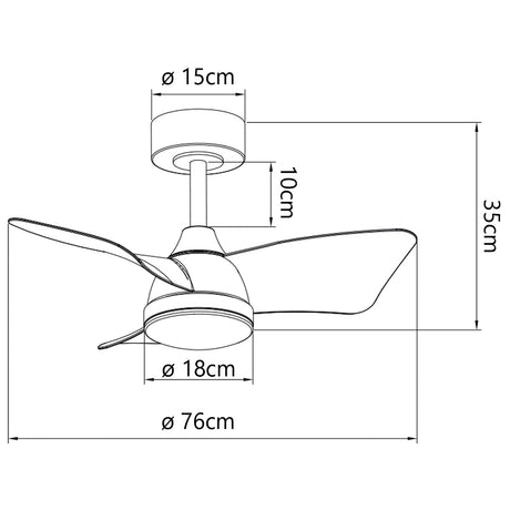 Ventilador AJP Tauro madera