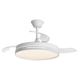 Ventilador de techo retráctil con luz AJP Togo LED madera 3 palas 3000-6500K Ø50cm 68W 11817 — vista 9