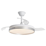 Ventilador de techo retráctil con luz AJP Togo LED negro 3 palas 3000-6500K Ø50cm 68W 16034 — vista 9