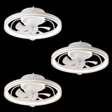 AJP Tom Ventilador Plafón blanco 48cm 7 palas LED 35W 11543