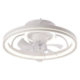 AJP Tom Ventilador Plafón blanco 48cm 7 palas LED 35W 11543