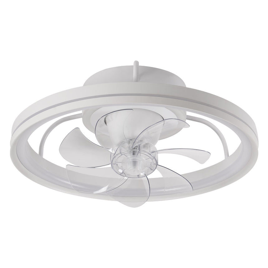 AJP Tom Ventilador Plafón blanco 48cm 7 palas LED 35W 11543