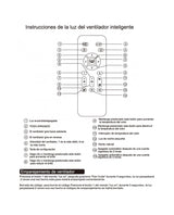 Ventilador de techo retráctil con luz AJP Tombet LED blanco 3 palas 3000-6500K Ø30cm 24W 11832