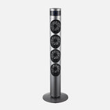 Ventilador de sobremesa Fabrilamp Mombuey gris motor DC Ø34cm — vista 1