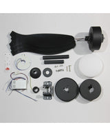 Ventilador de techo con luz AJP Valcano LED negro 3 palas 3000-6500K Ø106cm 20W 11541