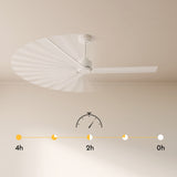 Ventilador de techo con luz Sulion Anne XXL LED negro CCT Ø220cm 6W 2213651