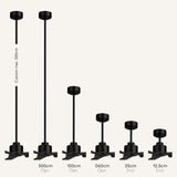 Ventilador de techo con luz Sulion Anne XXL LED negro Ø220cm 18W 2211718