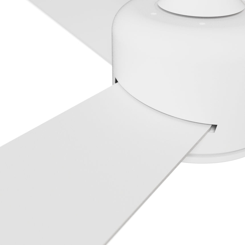 Ventilador de techo con luz Sulion Baloo Evo S LED madera blanco reversible CCT 20W 2193229