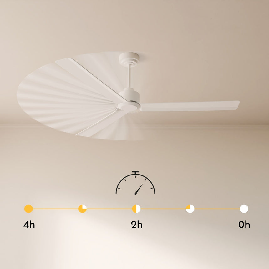 Ventilador de techo con luz Sulion Anne XXL LED negro CCT Ø220cm 6W 2213798