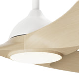 Ventilador de techo con luz Sulion Diehl S LED madera blanco CCT 21W 2199474