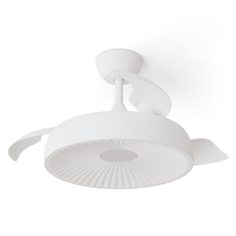 Ventilador Sulion Victoria 89cm blanco con palas retráctiles desplegadas 2242040