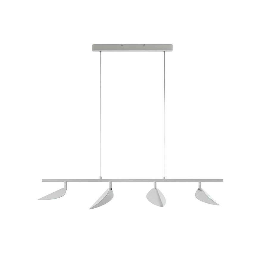 MDC SENDA Lámpara de techo colgante LED 4 luces blanco mate 577838102