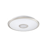 MDC NILO 576173503 Plafón LED regulable en temperatura de luz con mando 30W ø42cm blanco estrella y cromo mate