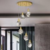 Schuller Aquaria Lámpara de techo colgante 6 luces oro mate 157261