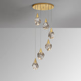 Schuller Aquaria Lámpara de techo colgante 6 luces oro mate 157261