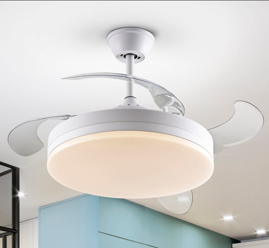 Schuller Vento Ventilador blanco Diámetro 50 dimable 168304D