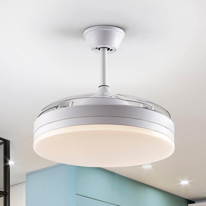 Schuller Vento Ventilador blanco Diámetro 50 dimable 168304D