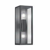 Trio Garonne Aplique de pared exterior de aluminio antracita 201860242