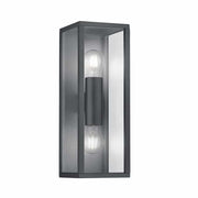 Aplique de exterior Trio Garonne 2 luces antracita IP44 38cm 201860242