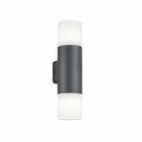 Trio Hoosic Aplique de pared exterior de aluminio antracita 224060242