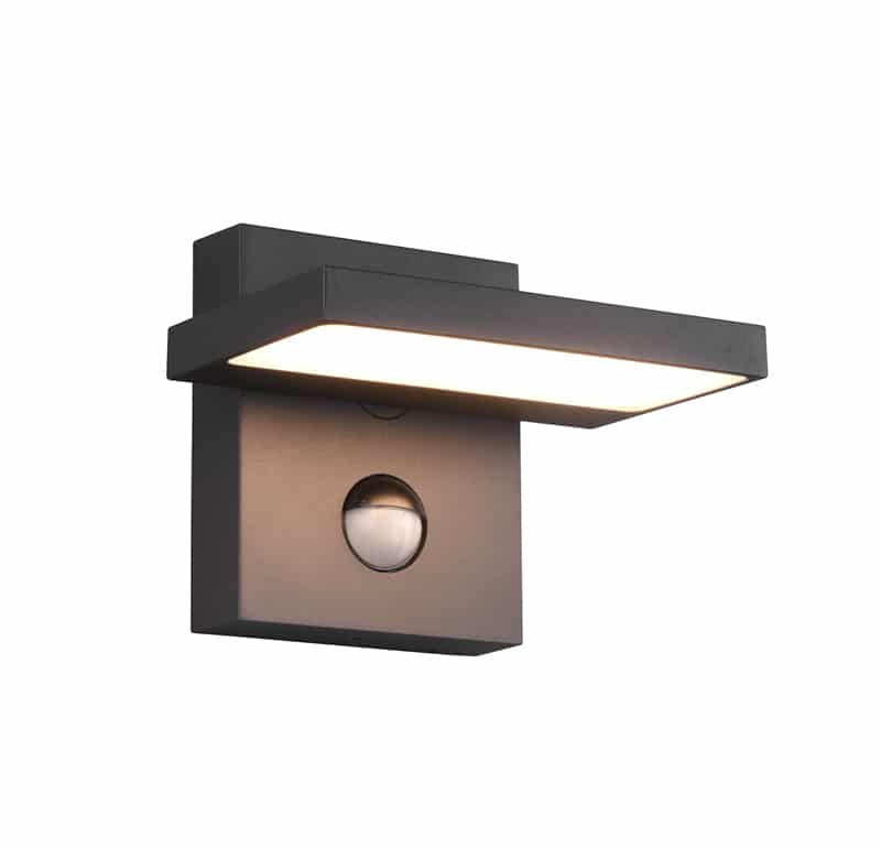 Trio Horton Aplique de pared exterior LED de aluminio antracita 226369142