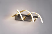 Aplique de pared Trio Sequence LED bronce mate regulable 47cm 241810208