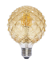 EB BOMBILLA DECORATIVA FILAMENTO LED GLOBO AMBAR E27 6W 2700K 360º 230V
