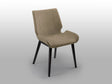 Silla Schuller Kiara negro y beige 54x83cm 297257 - vista alternativa