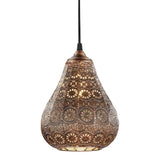 Trio Jasmin Lámpara colgante de metal cobre antiguo 303700162