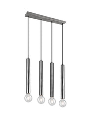 Trio Clermont Lámpara colgante de metal níquel mate 313400407