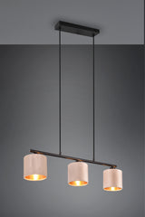 Trio Julieta Lámpara de techo colgante bolas tela beige 319000344