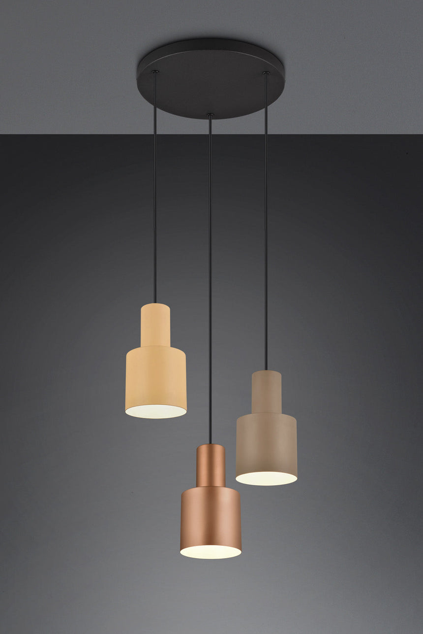 Trio Agudo Hanging Ceiling Lamp, Multicoloured Metal 319430317