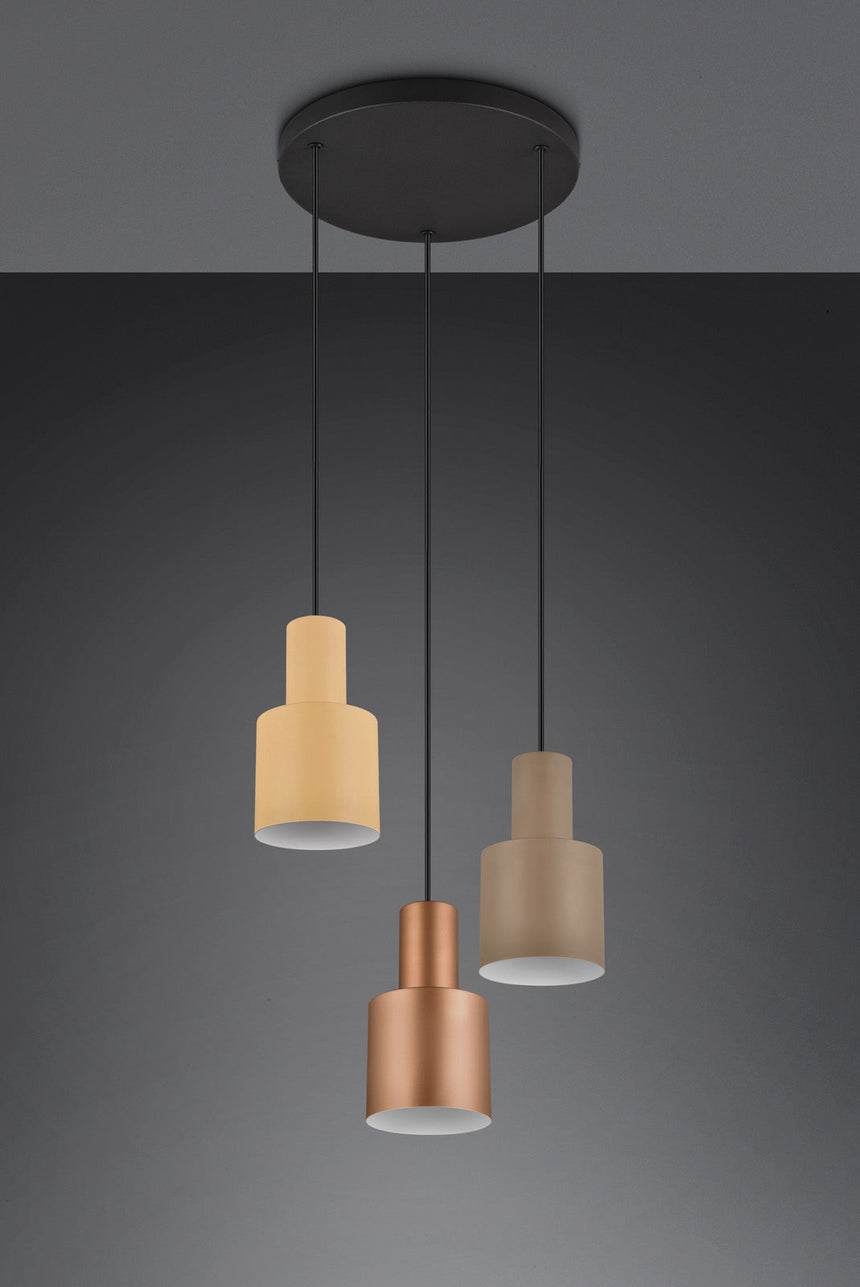 Trio Agudo Hanging Ceiling Lamp, Multicoloured Metal 319430317