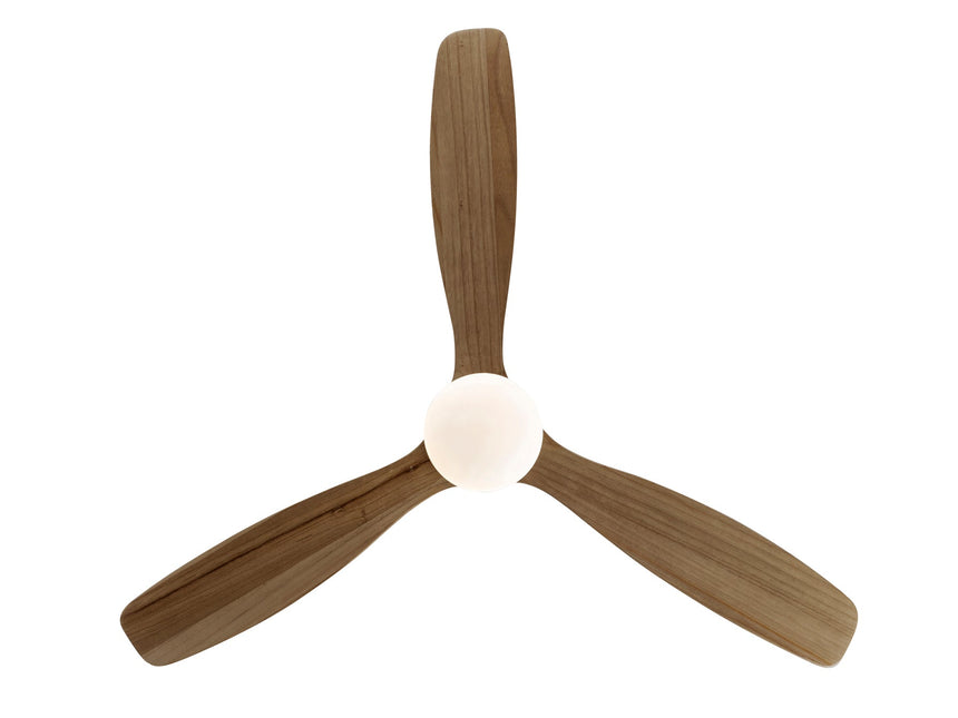 Schuller Siroco Ventilador negro y nogal 132cm dimable 329514D