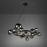 Schuller Astros Lámpara de techo colgante 14 luces negro 329613