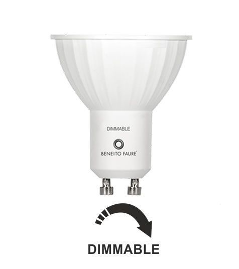 Beneito & Faure Dicroica 120169R-F Bombilla Dicroica LED 6W Dimable GU10 Fría 120º