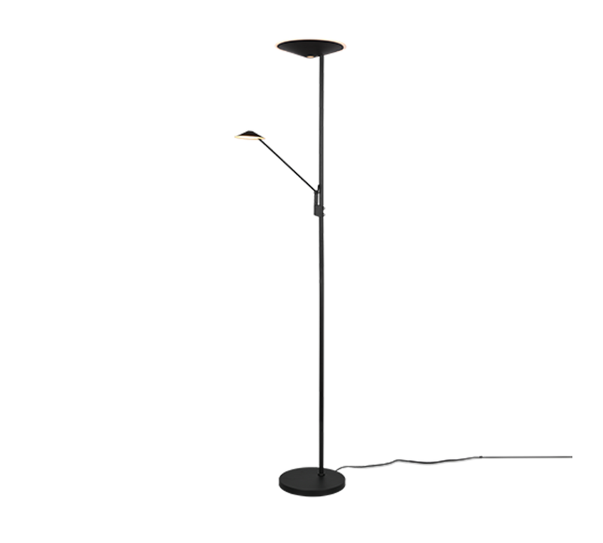Trio Brantford lámpara de pie LED negro 425610232