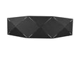 Trio Zandor 223510232 Aplique Negro mate
