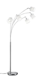 Trio TOMMY  R46330501 Pie de salón 5 luces blanco