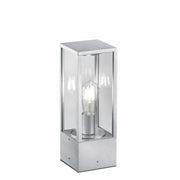 Baliza de exterior Trio Garonne en aluminio color zinc 501860186