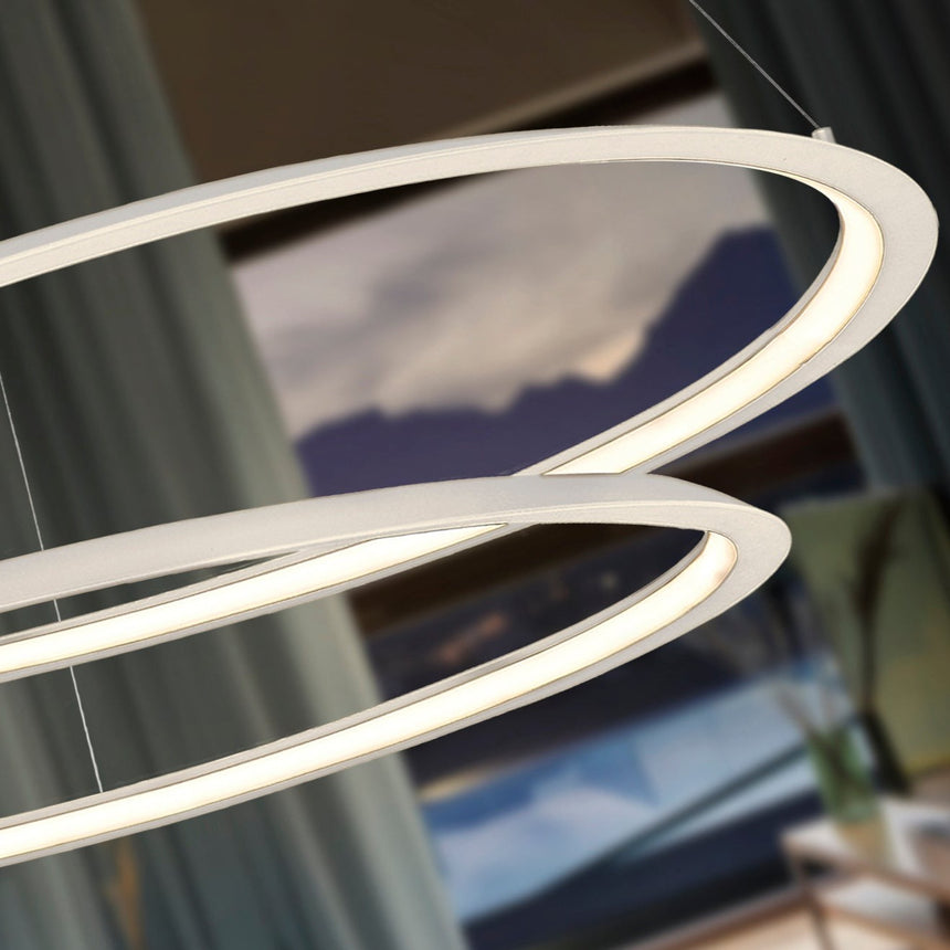 Schuller Looping Lámpara de techo colgante blanco Ø97 527637