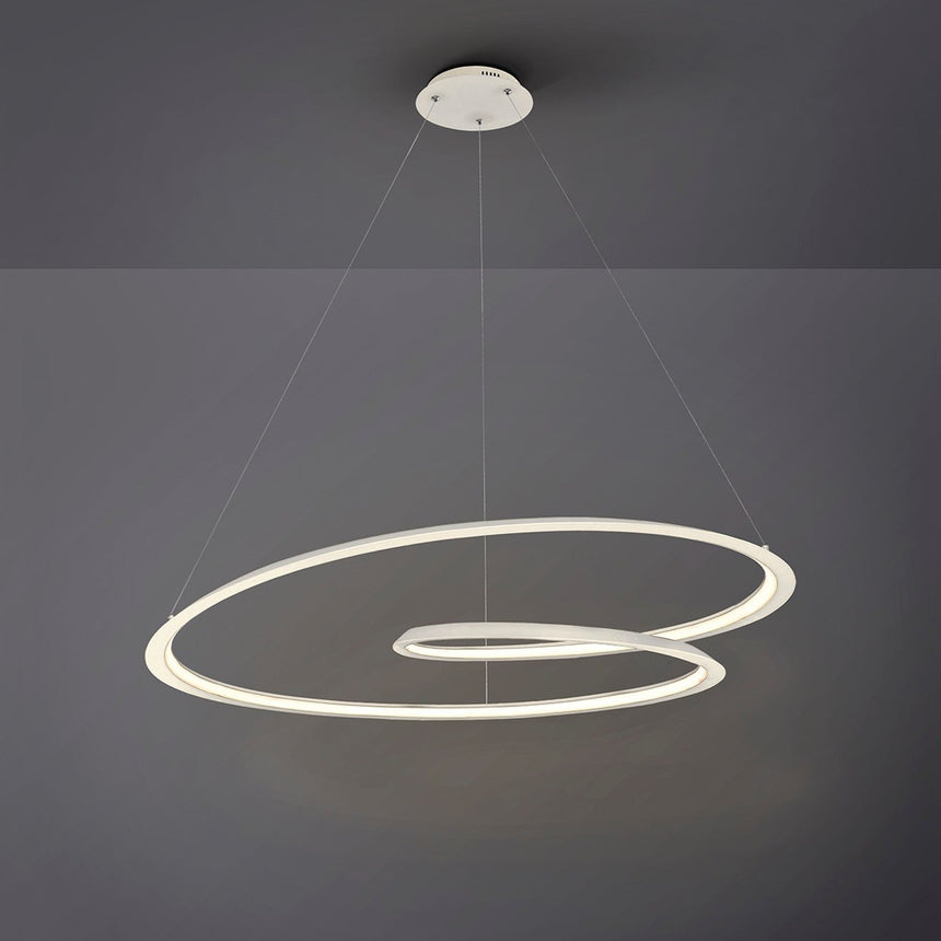 Schuller Looping Lámpara de techo colgante blanco Ø97 527637