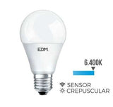 Elektro3 BOMBILLA CREPUSCULAR STANDARD LED E27 10W 800 LM 6400K LUZ FRIA EDM