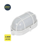 Elektro3 APLIQUE OVAL REJILLA EXTERIOR LED 9W 810 LUMENS IP65 4.000K EDM 8425998347234