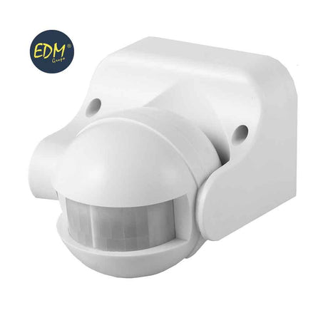 Elektro3 DETECTOR DE MOVIMIENTO CON REGULADOR NOCHE/DIA 180º IP44 BLANCO EDM 8425998731156