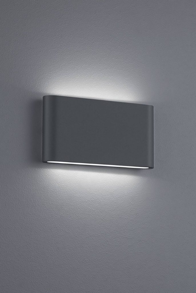 Trio Lighting Thames II 227660242 Aplique Aluminio fundido antracita